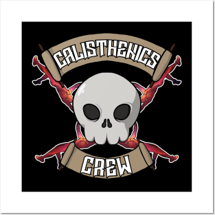 Calisthenics crew Jolly Roger pirate flag Posters and Art